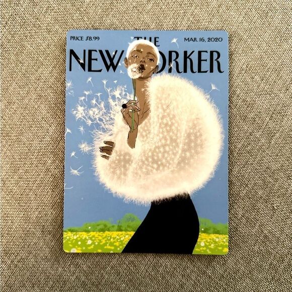 New Yorker “Blown Away” Tomer Hanuka Dandelion Magnet - Picture 2 of 4